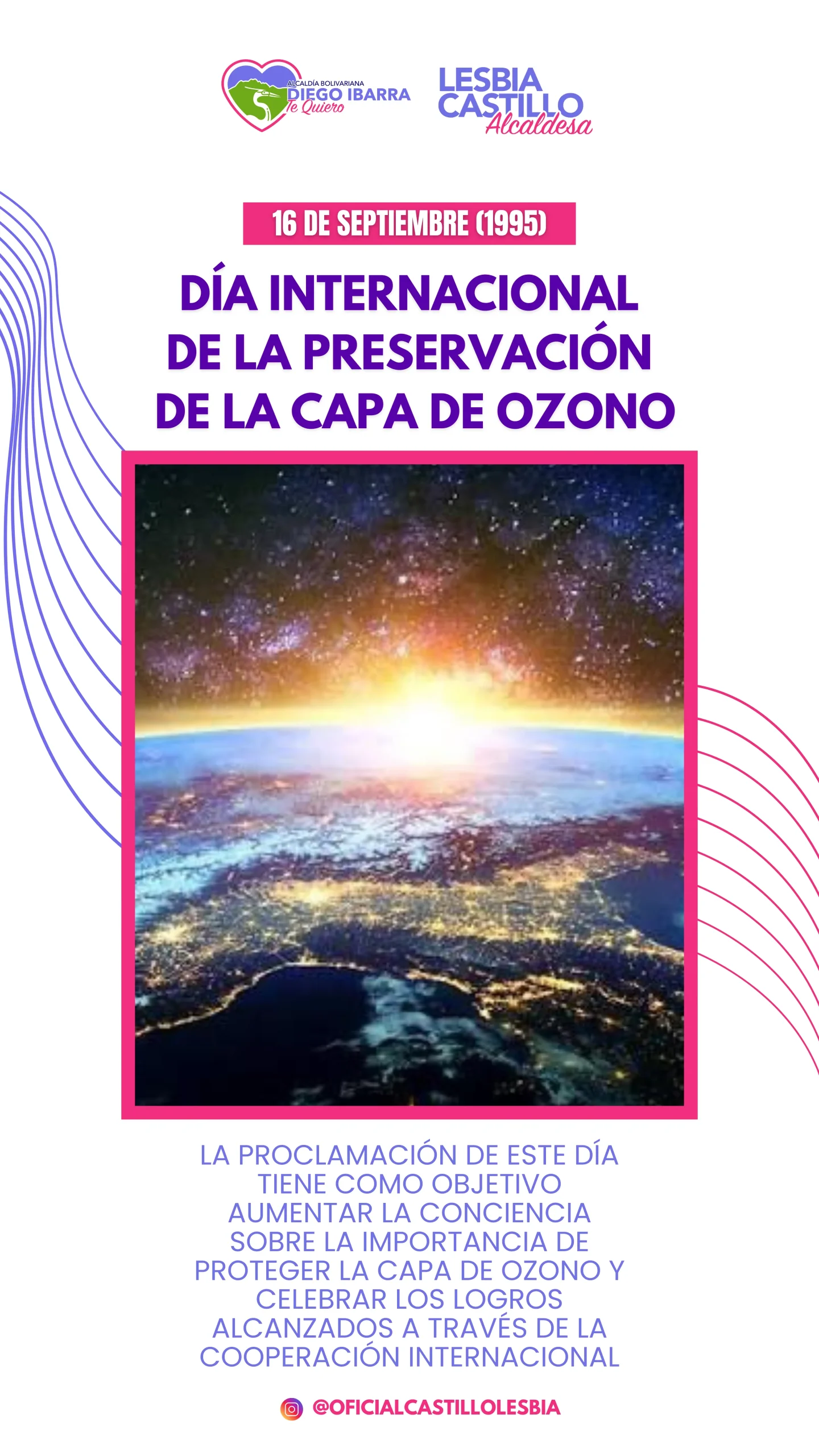 DÍA INTERNACIONAL DE LA PRESERVACIÓN DE LA CAPA DE OZONO