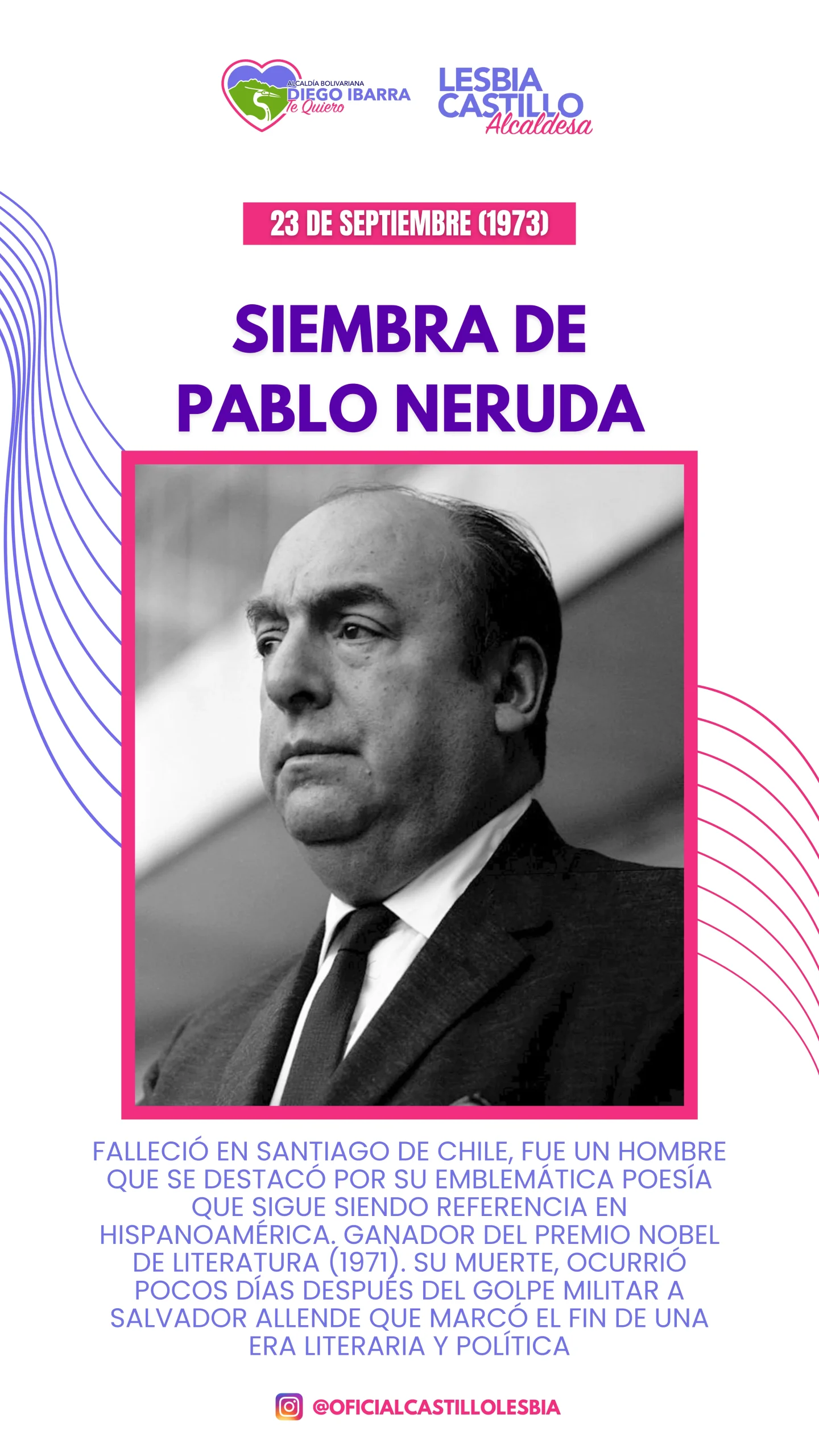 SIEMBRA DE PABLO NERUDA