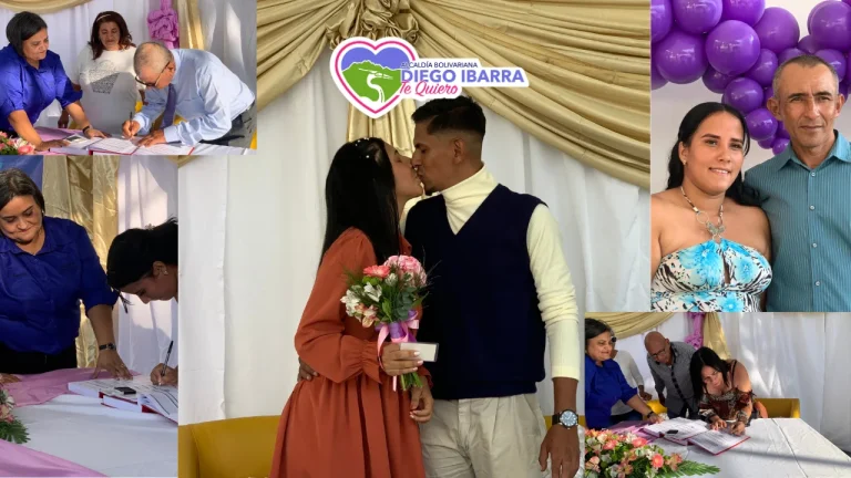 Un Lazo de Amor matrimonios colectivos en Diego Ibarra