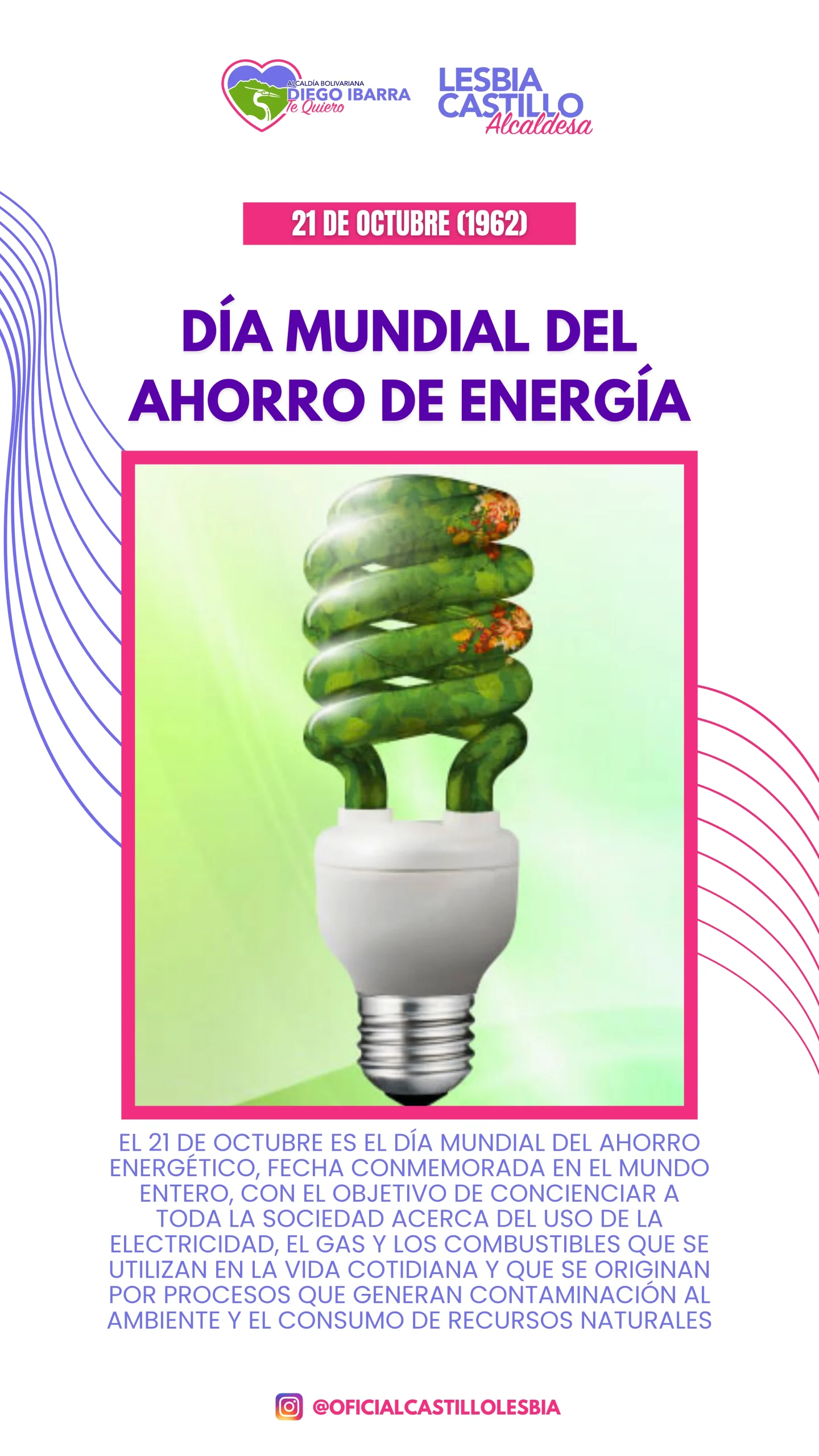 Día Mundial del Ahorro de Energuía