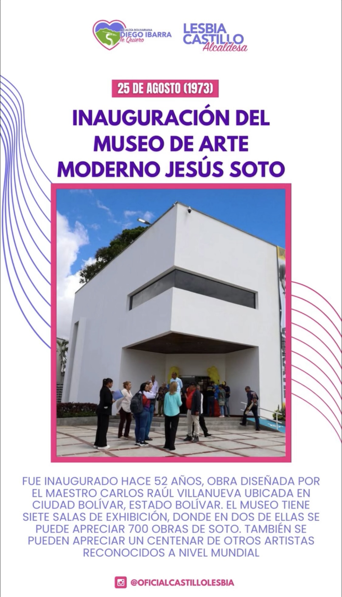 INAUGURACIÓN DEL MUSEO DE ARTE MODERNO JESÚS SOTO