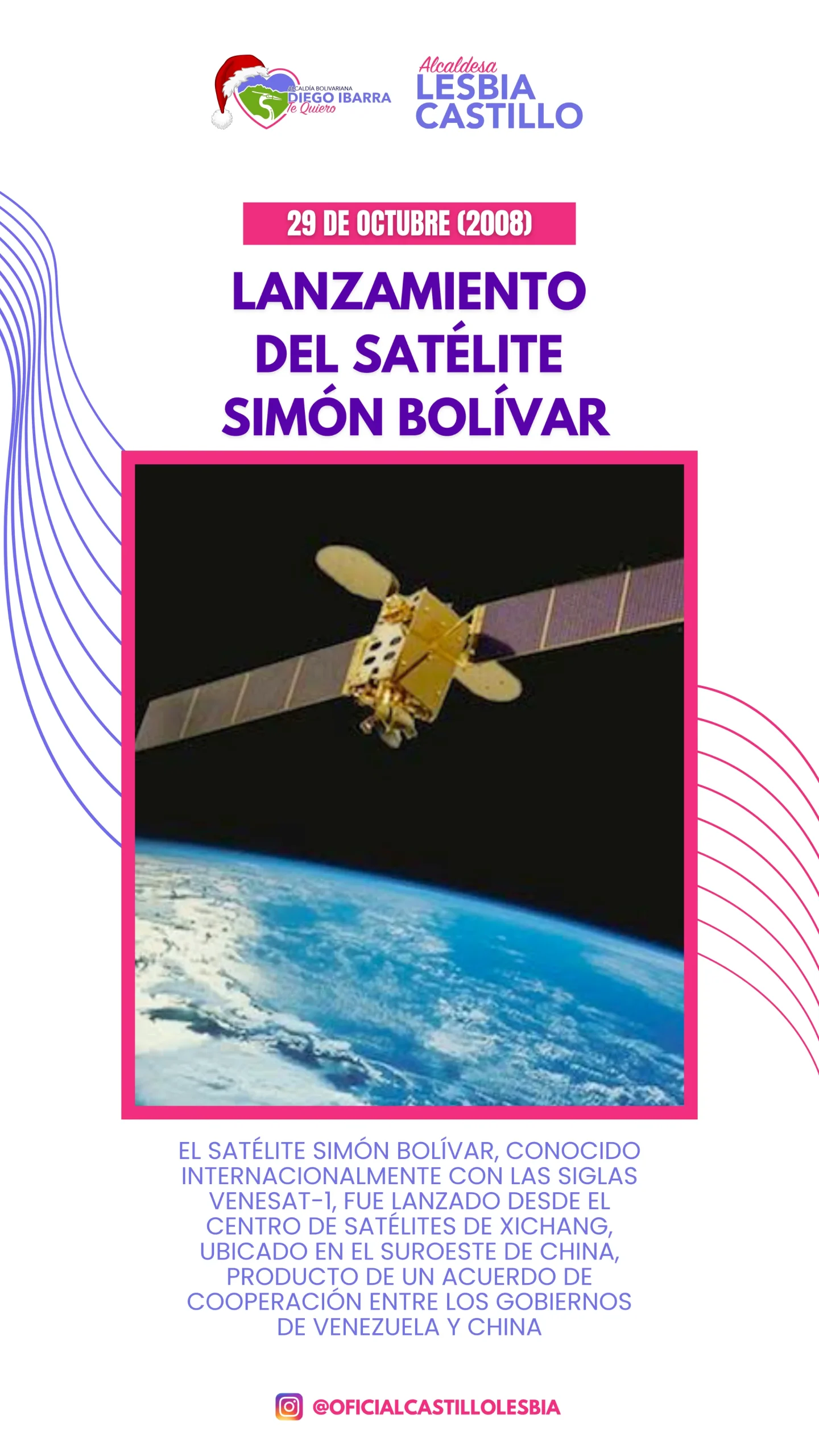 Lanzamiento Del Satélite Simon Bolívar