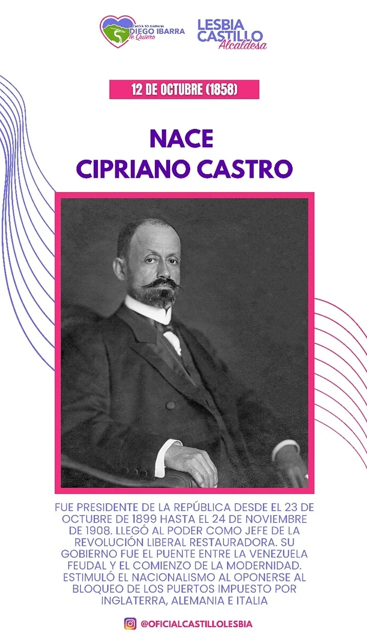 Nace Cipriano Castro