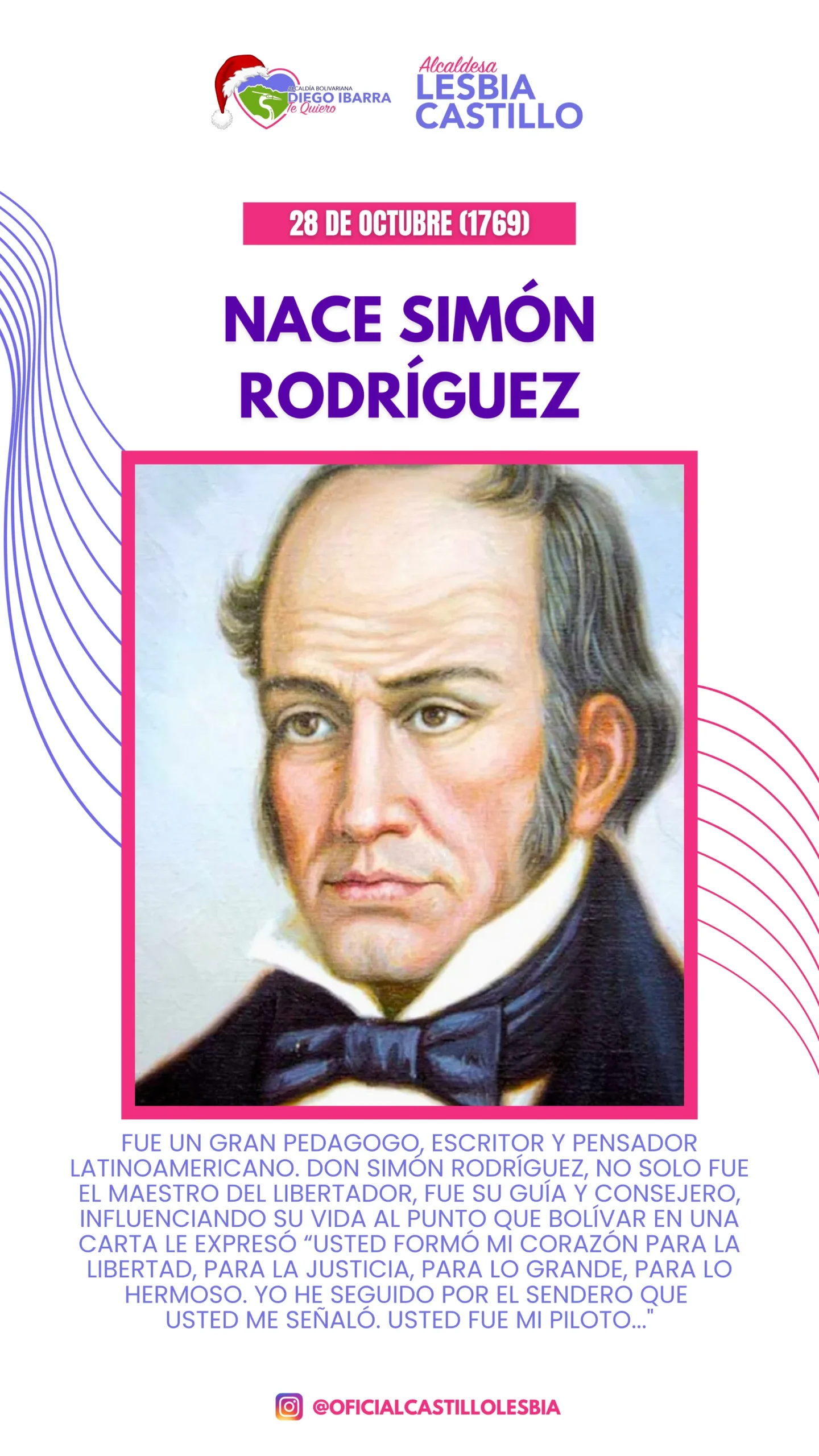 Nace Simón Rodríguez