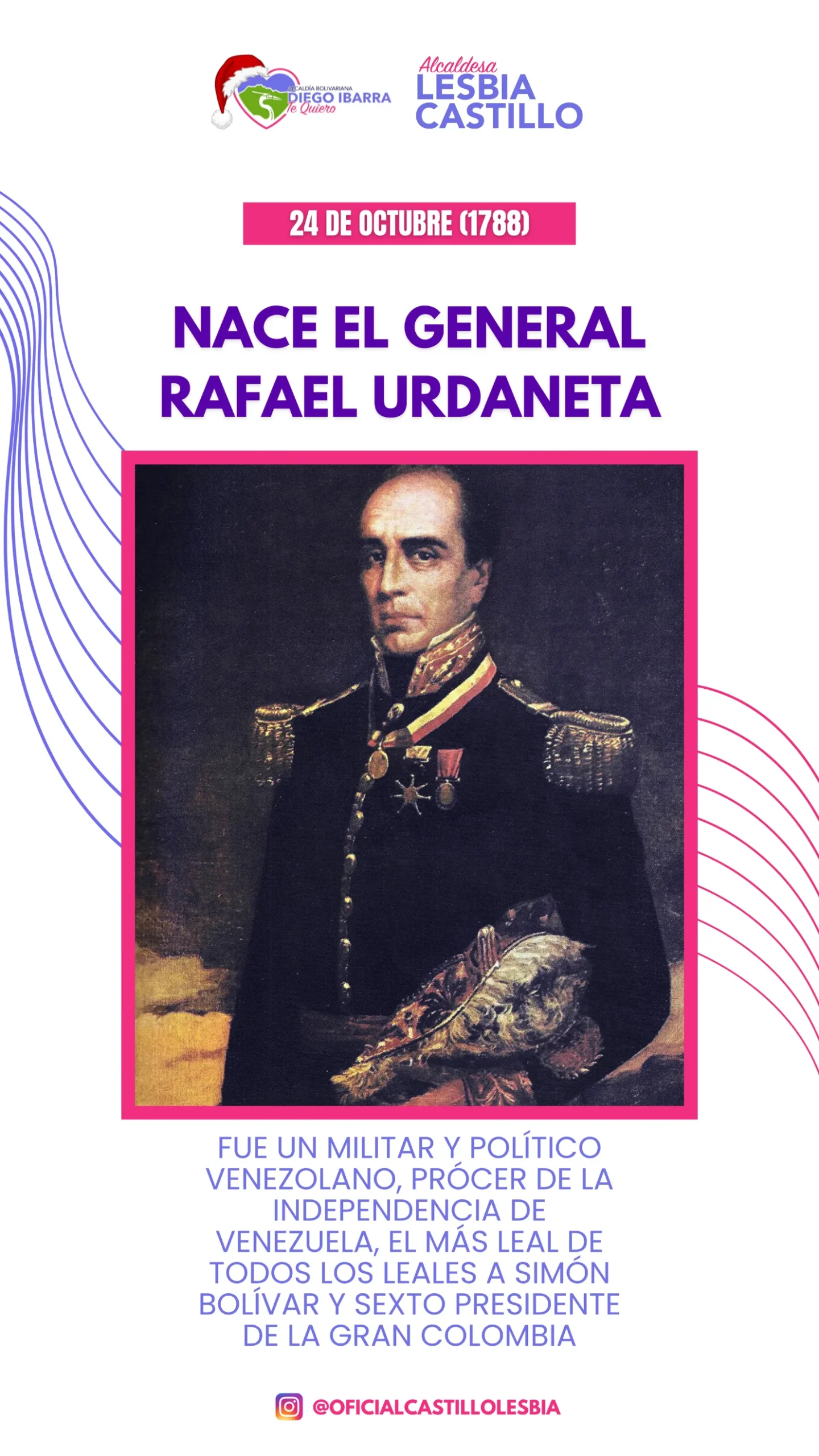 Nace el General Rafael Urdaneta