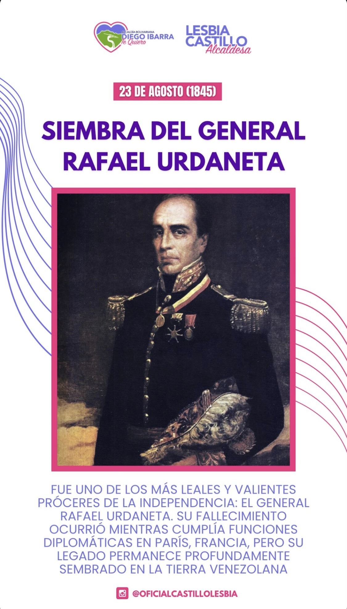 SIEMBRA DEL GENERAL RAFAEL URDANETA