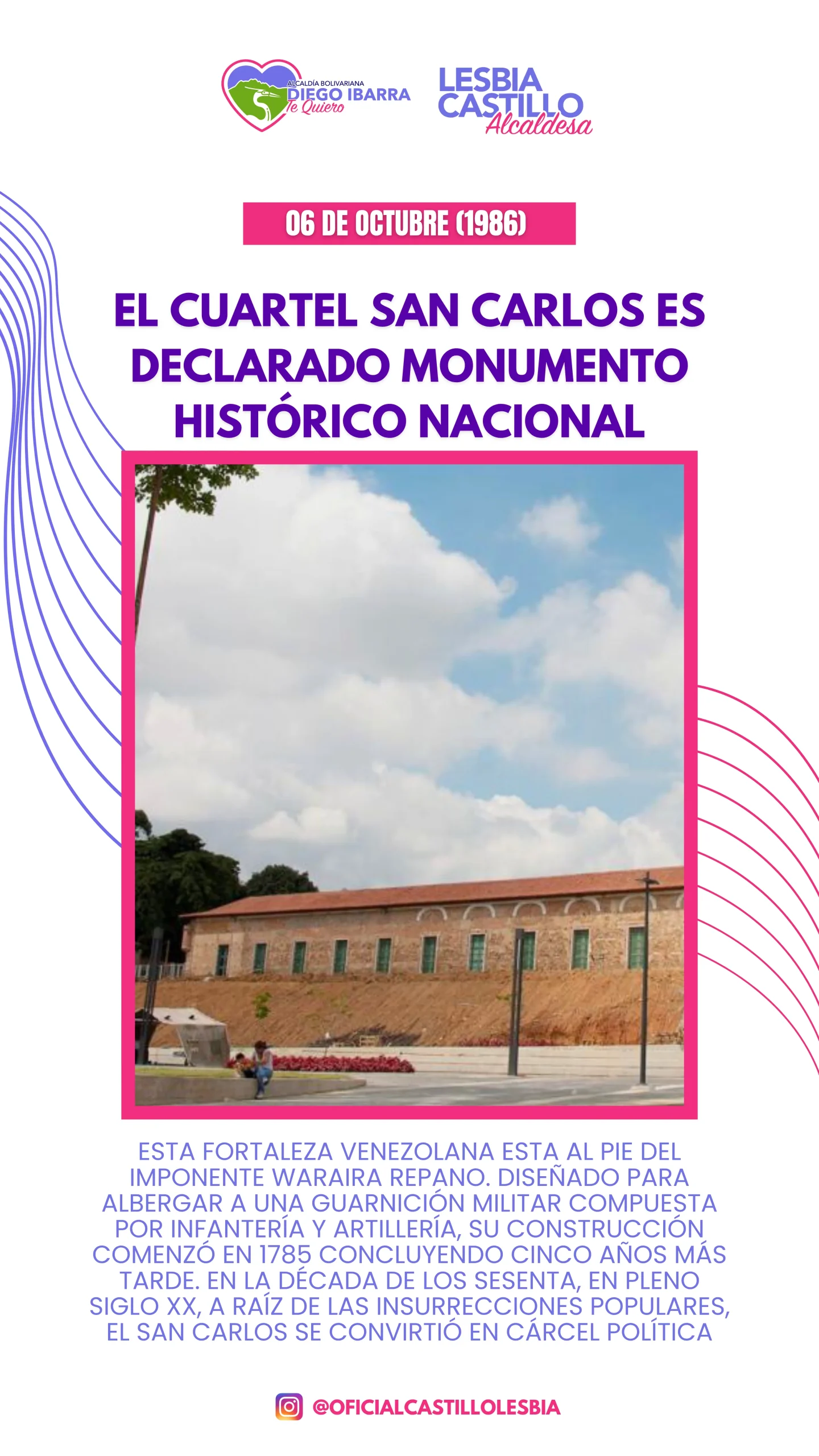 El cuartel San Carlos es declarado monumento histórico nacional