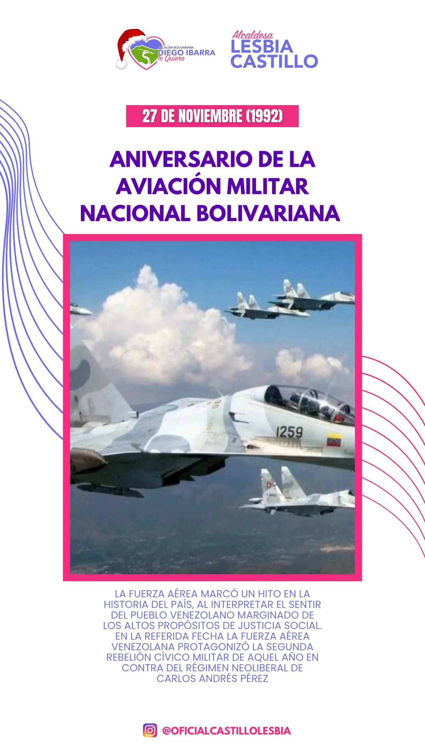 Aniversario de la aviación militar nacional Bolivariana