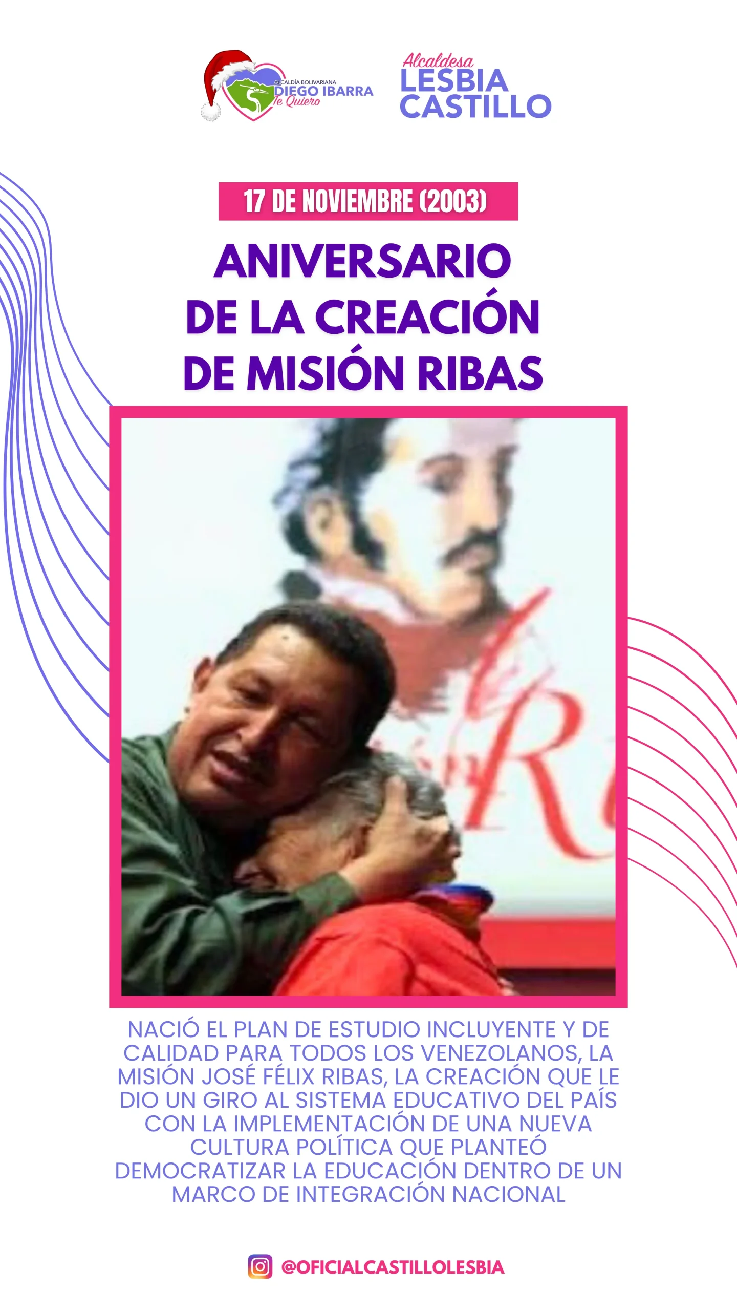 Aniversario de la creación de misión ribas