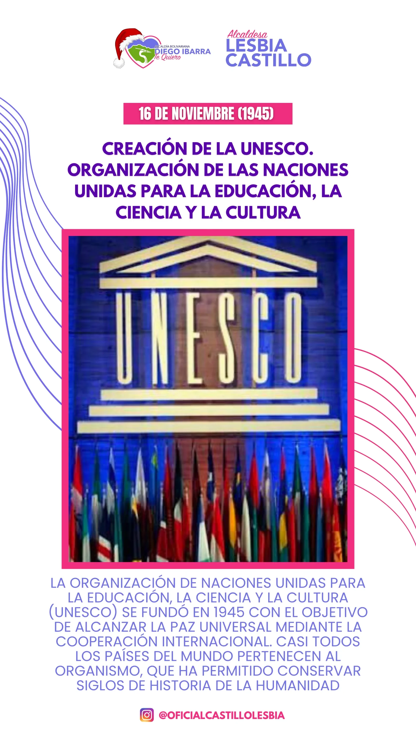 Creación de la UNESCO.Organización de las naciones unidas para la educación,La ciencia y la cultura