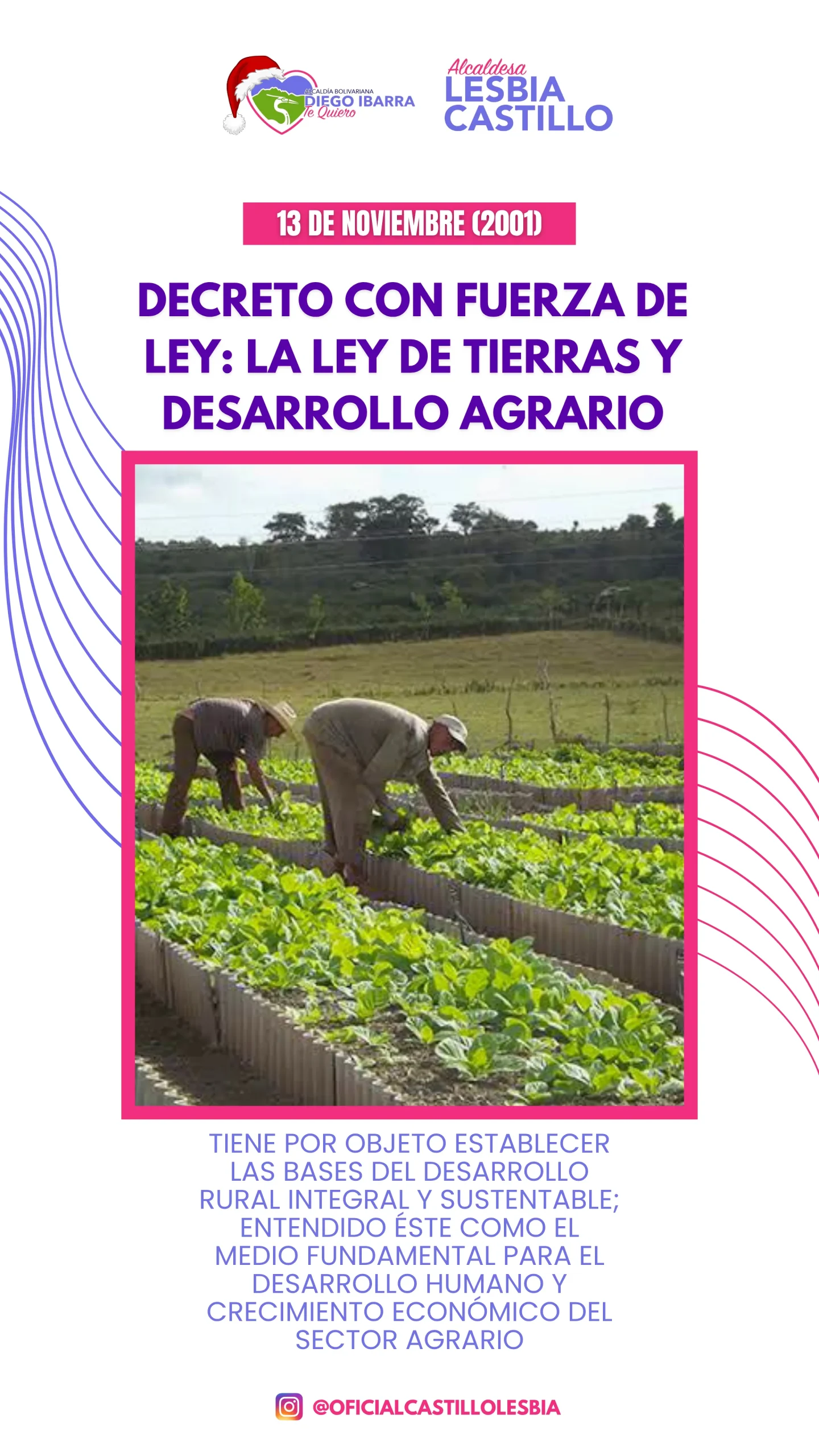 Decreto con fuerza de ley la ley de tierras y desarrollo agrario