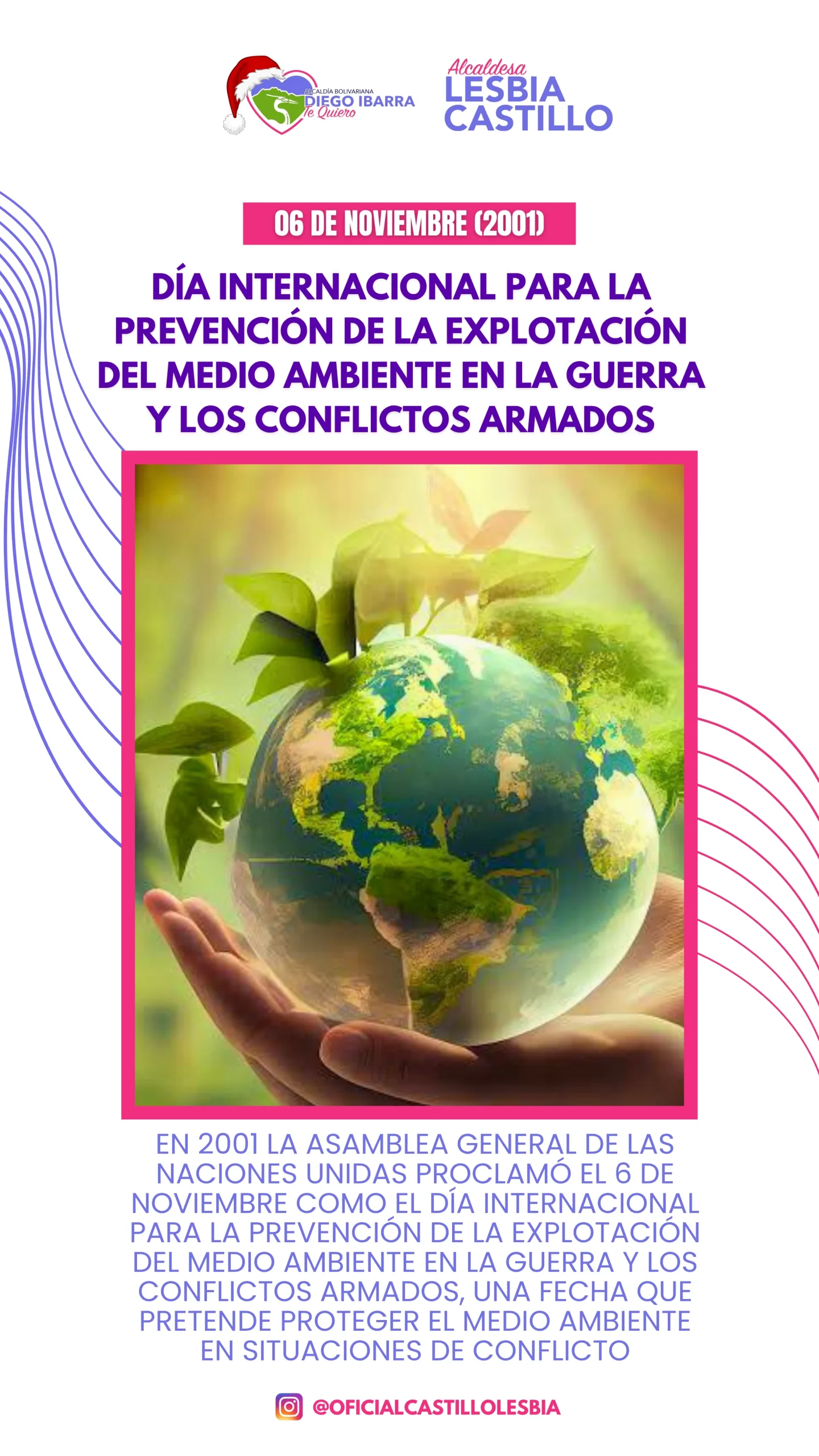 Día Internacional para la prevención de la explotación del medio ambiente en la guerra y los conflictos armados