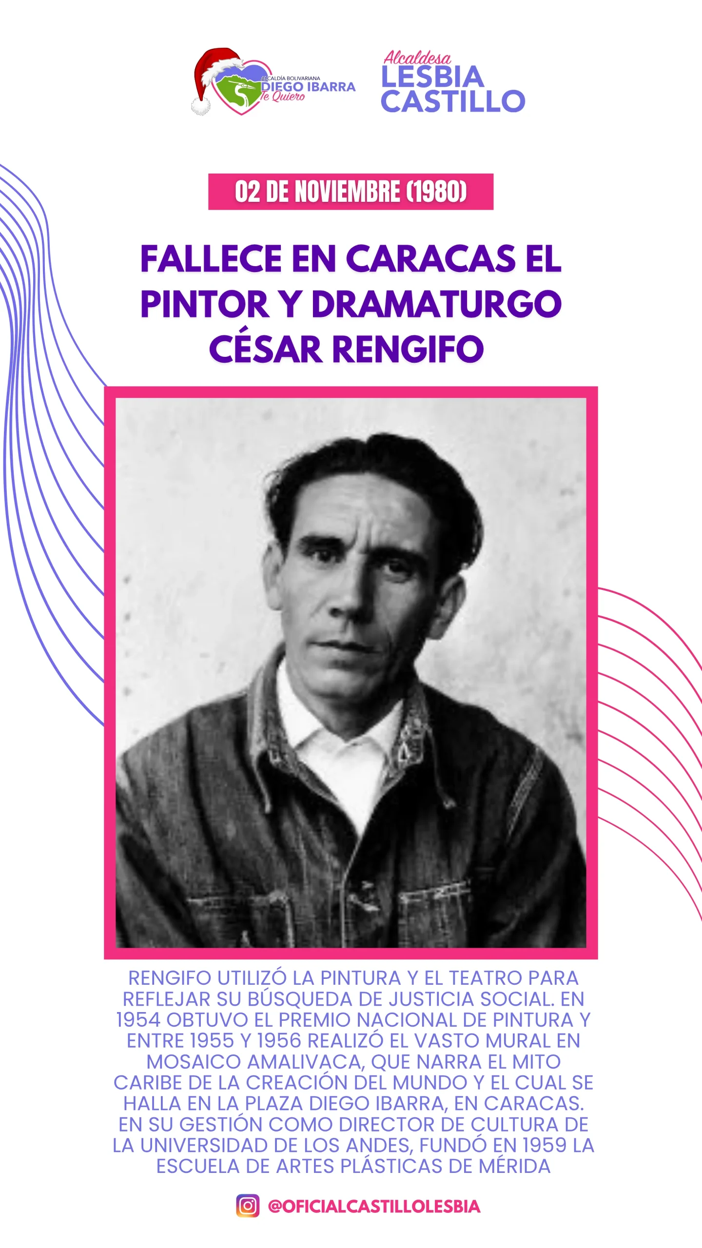 Fallece en Caracas el pintor y dramaturgo César Rengifo