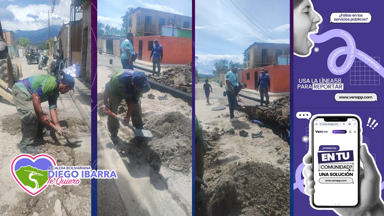 La Alcaldía Responde a Reportes Comunitarios y Restablece Servicio de Aguas Servidas