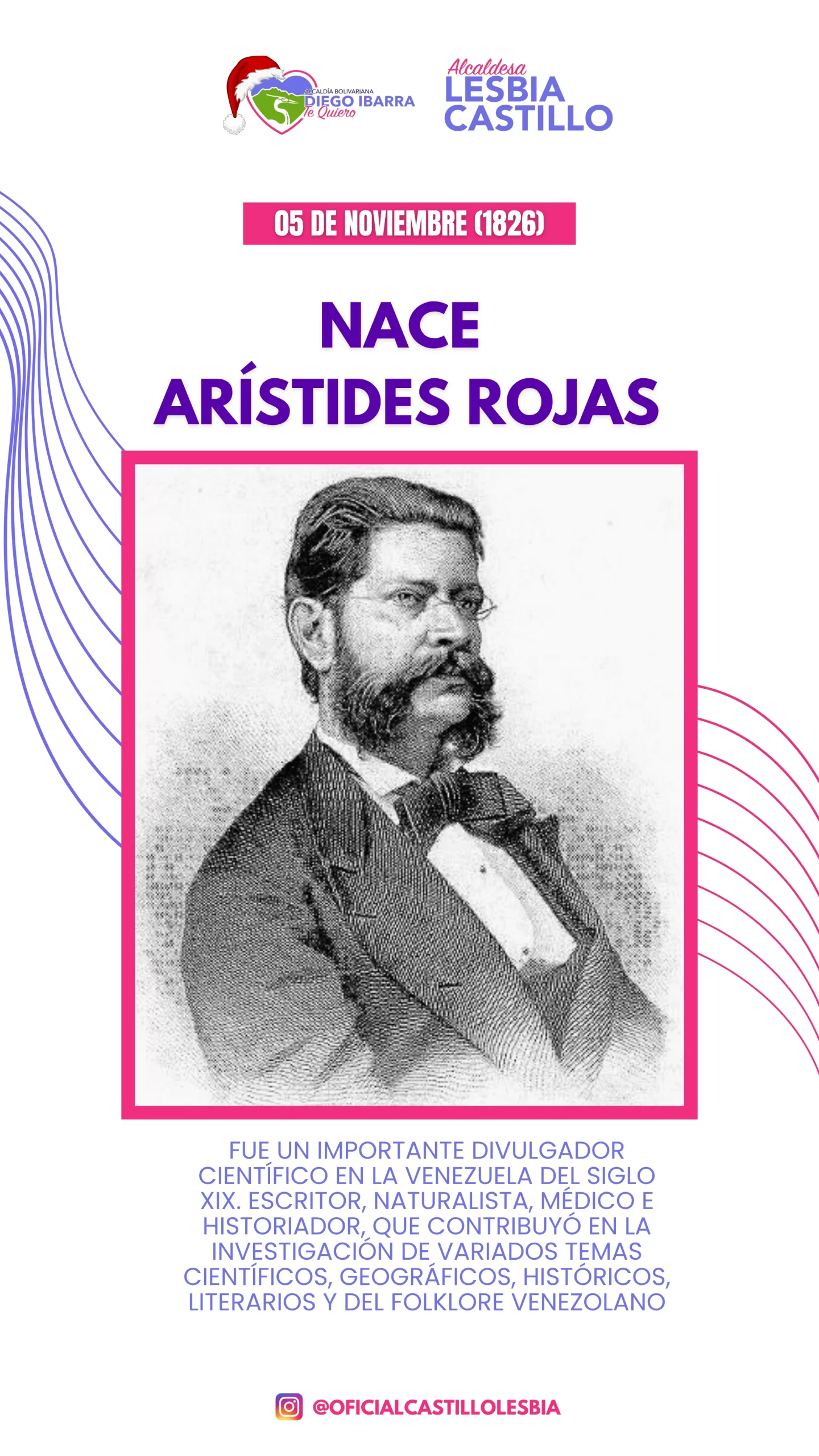 Nace Arístides Rojas
