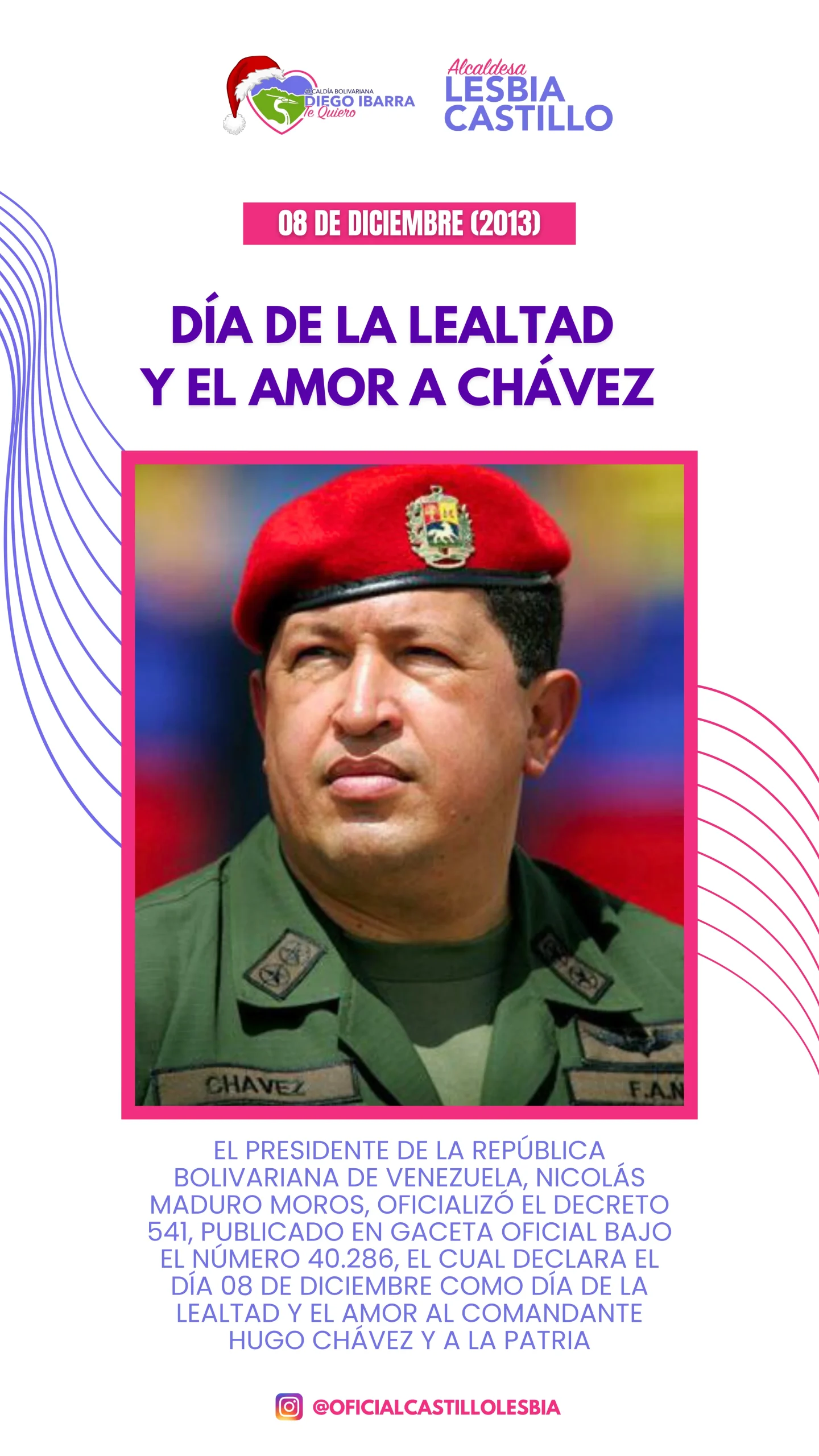 Día de la lealtad y el amor a Chávez