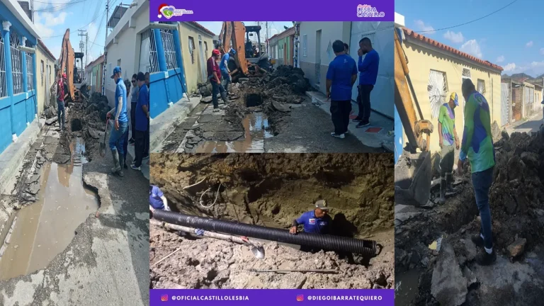 Lesbia Castillo e Hidrocentro consolidan red de saneamiento