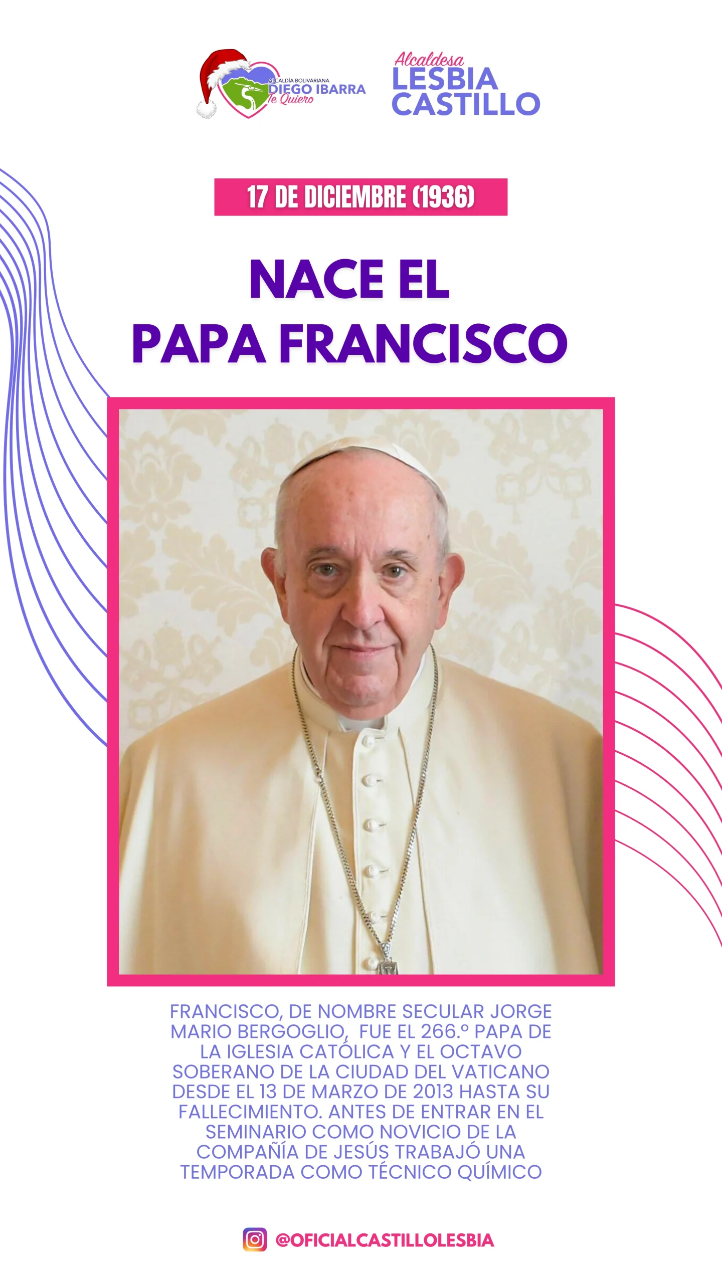 Nace el papa Francisco