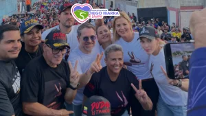 Diego Ibarra se moviliza en respaldo a la liberación del Ejecutivo Nacional