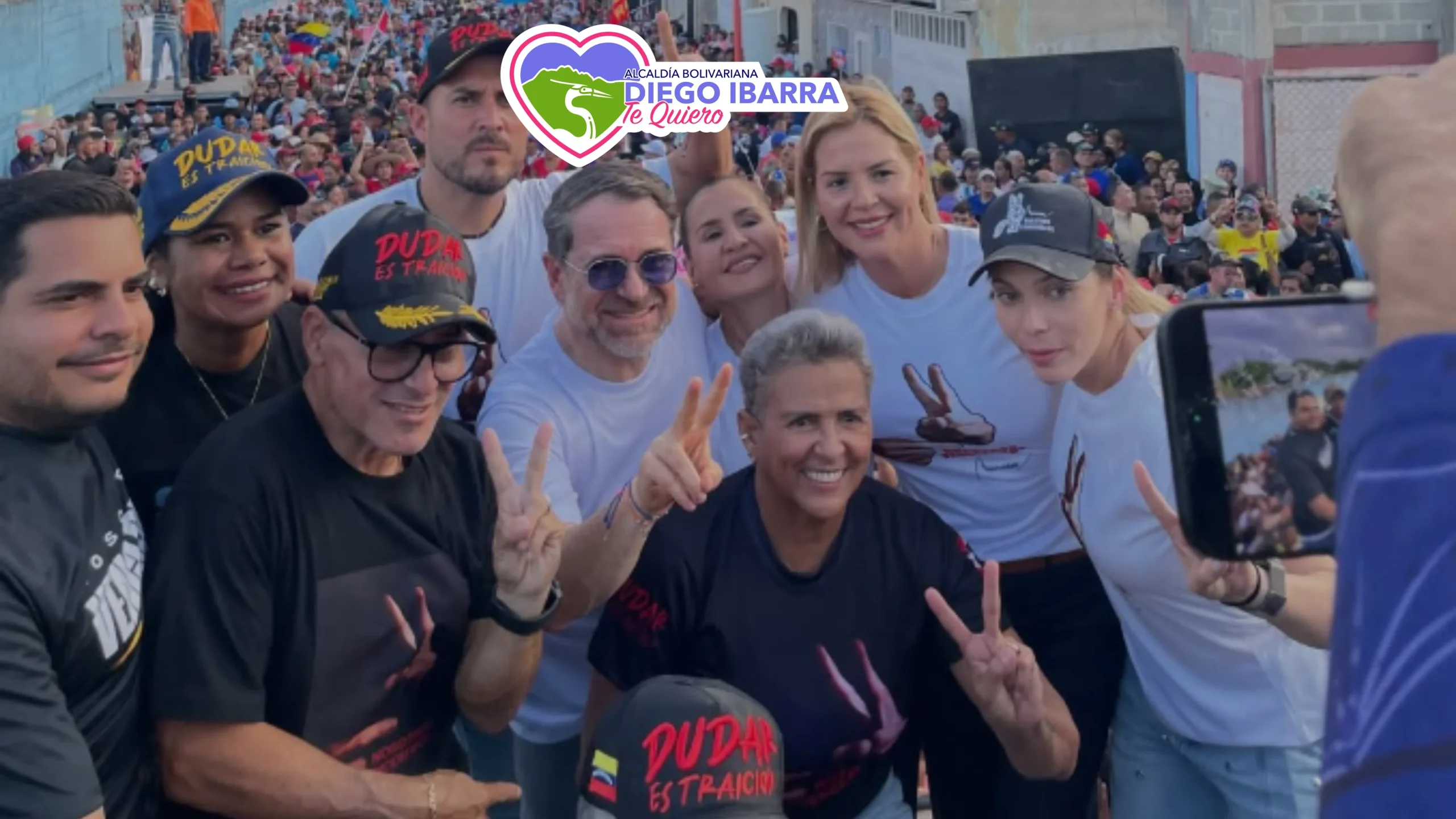 Diego Ibarra se moviliza en respaldo a la liberación del Ejecutivo Nacional