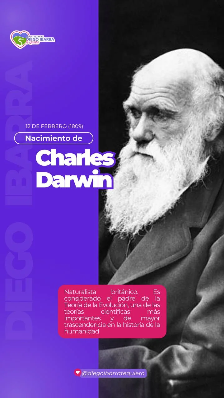 Nacimiento de Charles Darwin