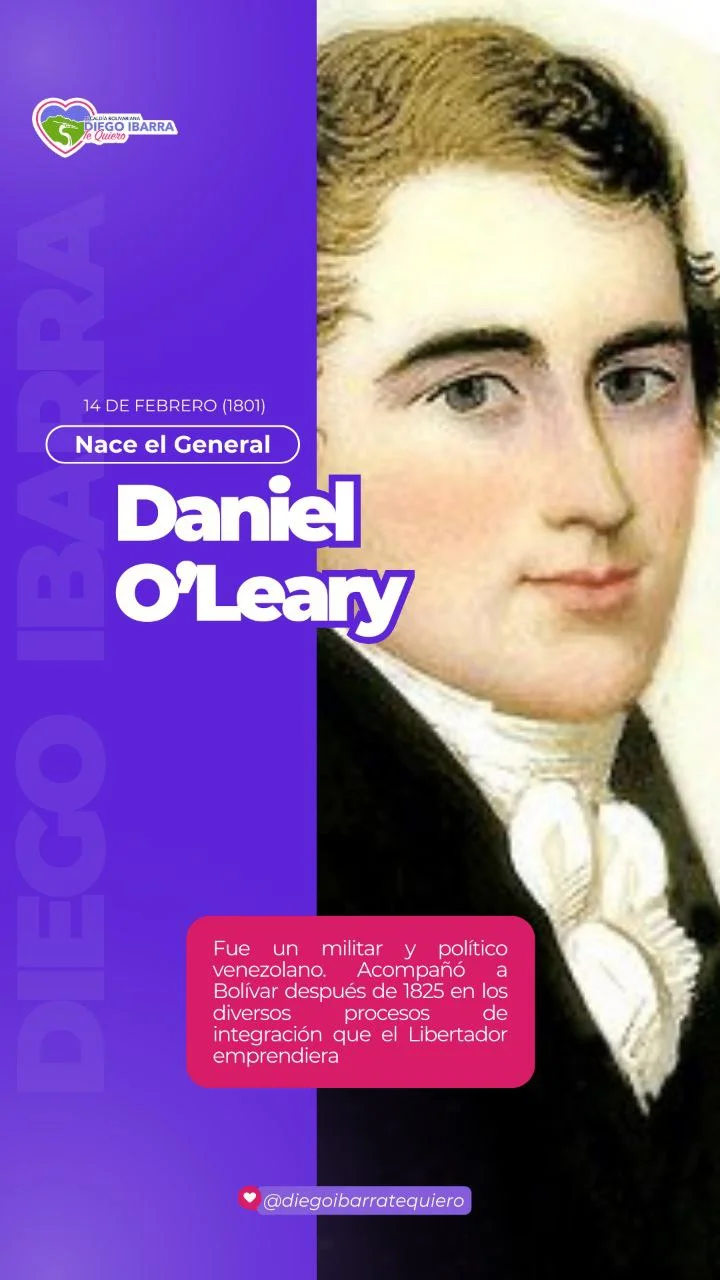 nace el general Daniel OLeary
