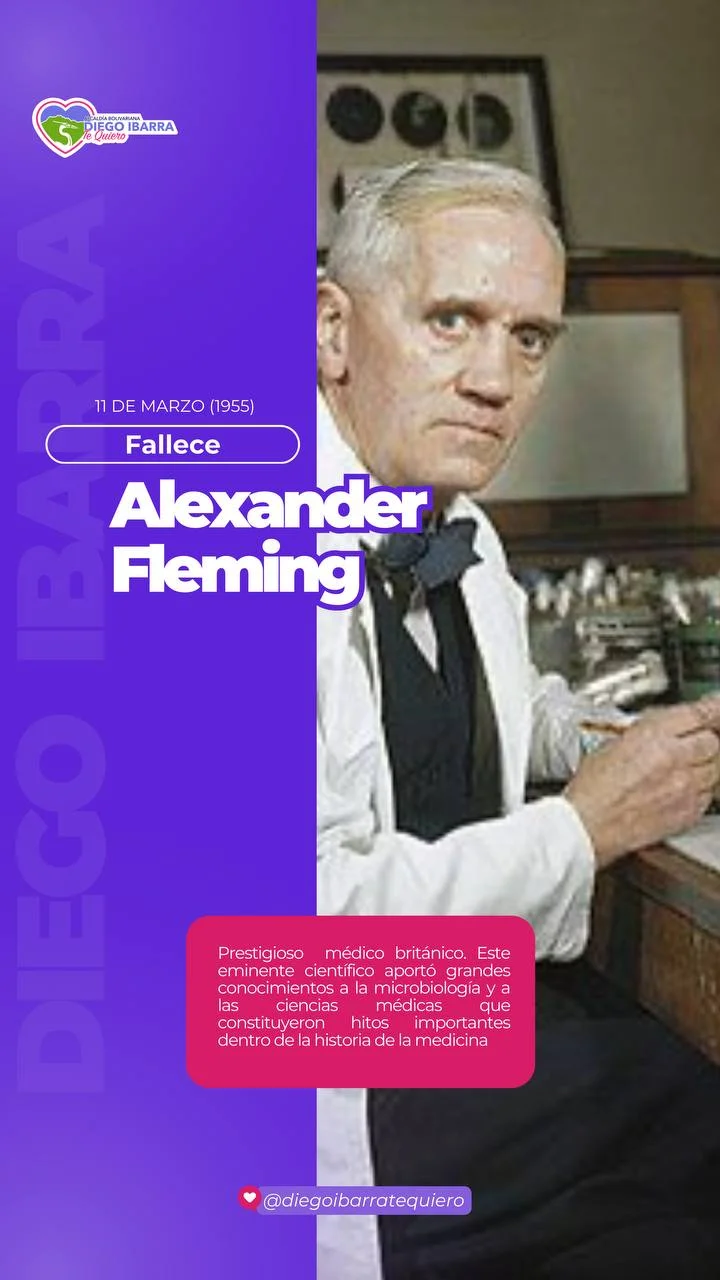 Fallece Alexander Fleming