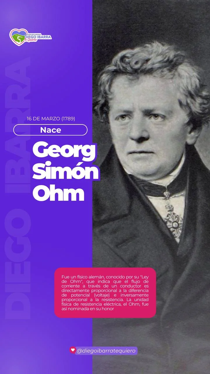 Nace Georg Simón Ohm