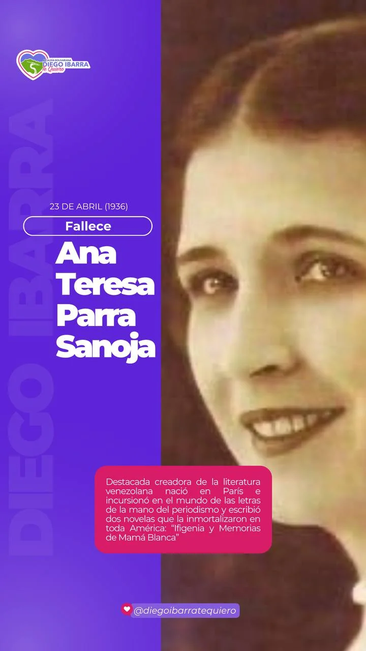 Nace Ana teresa Parra Sanoja