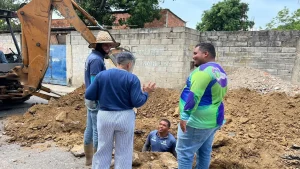 Alcaldía de Diego Ibarra e Hidroven optimizan red de aguas servidas