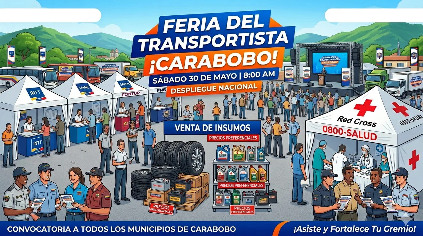 Gran Feria del Transportista este sábado 30 de mayo