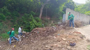 Espacios para la vida eliminamos vertederos de desechos en La Fajina