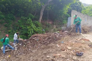 Espacios para la vida eliminamos vertederos de desechos en La Fajina